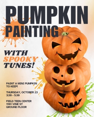 Teen Pumpkin Painting